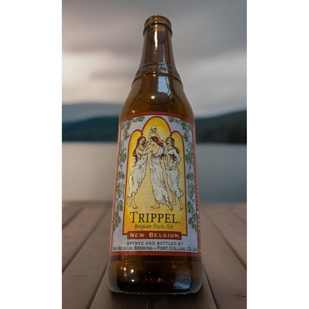 Old School TRIPPEL New Belgium Glass Beer Bottle 2008 Edition Belgian Style Ale